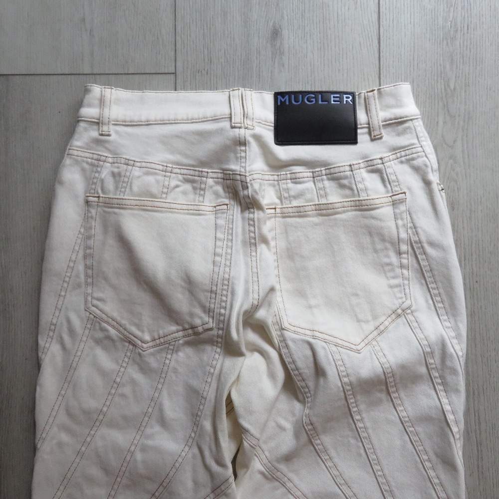 SSENSE Exclusive White Spiral Jeans